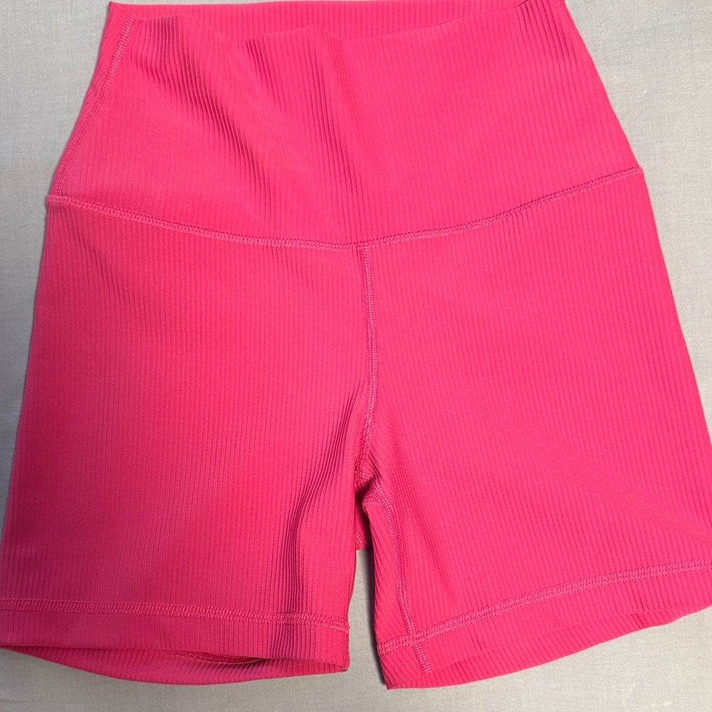90 Degree By Reflex Women's Bright Pink Bike Shorts